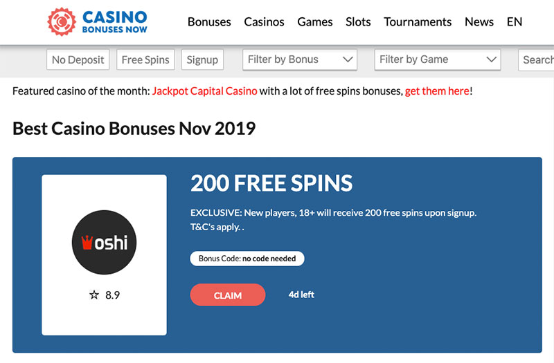 bonuses casino bonus hunters search for