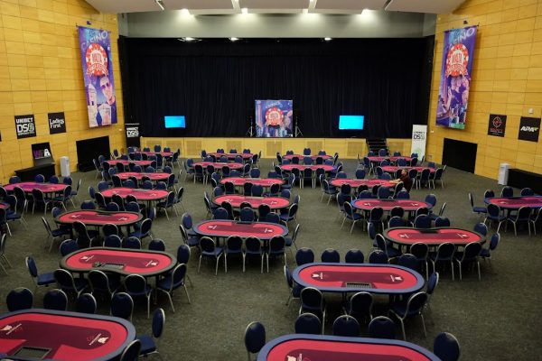 empty poker tables Malta Poker Festival