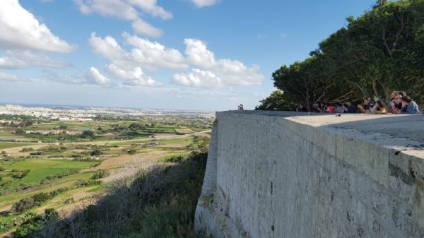 view from Mdina, Malta