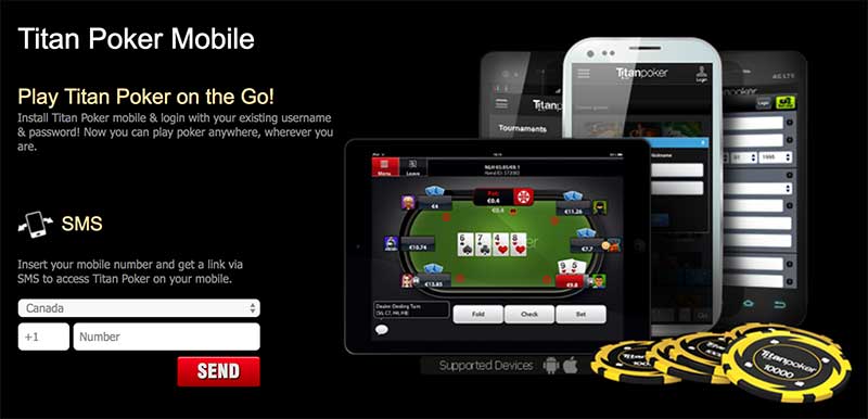 Titan Poker mobile