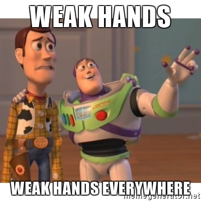 weak hands