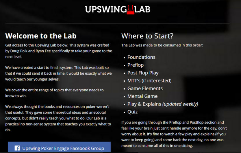 Upswing Poker Lab